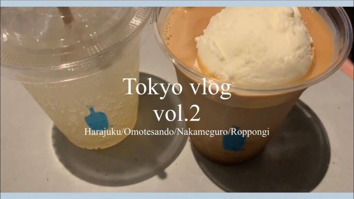 Tokyo vlog /原宿/表参道/中目黒/六本木/ 美術館、カフェ巡りとごはんを食べに行く休日☕️🐾