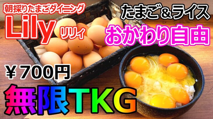 【福井のグルメ】 700円で卵とライス、おかわり自由の無限TKG！朝採りたまごダイニングLilyの卵かけご飯が、まさに夢のようにヤバすぎた！　坂井市　TKG　福井県　ランチ　カフェ