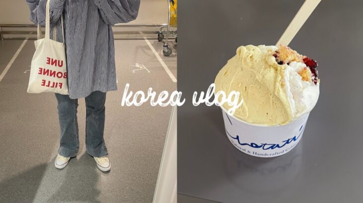 韓国vlog) IKEA  カフェ巡り マンウォン市場に行く休日🍨