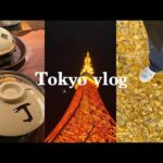 JP/EN) 東京vlog | 東京タワー 靖国神社 カフェ巡り イチョウが綺麗だった日