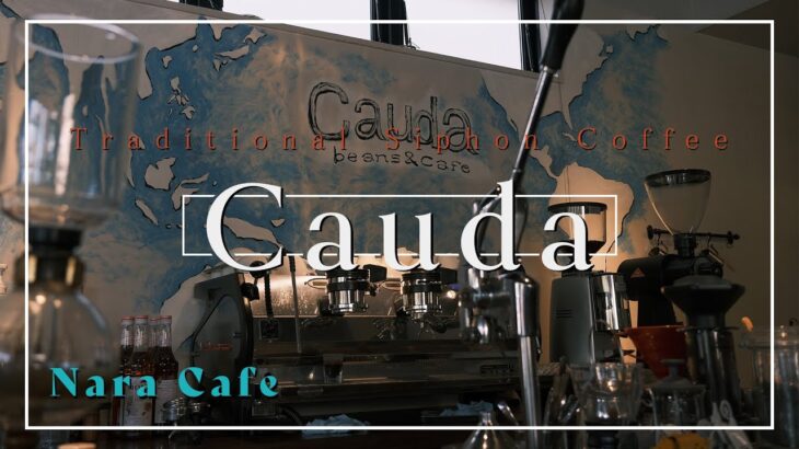 【ならカフェVlog】Cauda　こだわりのサイフォン式コーヒー　熱々コーヒーとケーキの最強コンボ