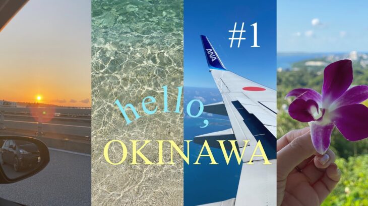 OKINAWA TRIP VLOG#1🌺Day1〜Day2ドライブ/グルメ/シュノーケリング/カフェ