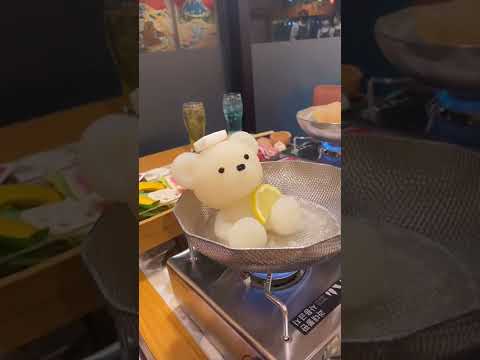 【TikTok300万再生】渋谷・くまちゃん温泉🧸🍲 #東京カフェ #東京グルメ #shorts