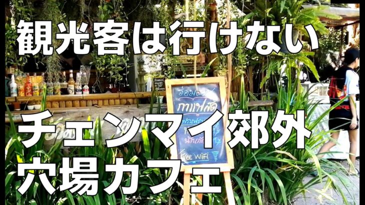 観光客は絶対行かない！チェンマイ郊外穴場カフェ。マイナスイオン浴び放題な贅沢空間で飲む絶品ラテ。