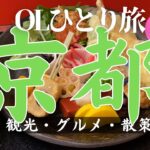 【孤独な女が行く】京都•市内ぶら散歩【名物グルメ•カフェ•一人呑み•買い物】前編