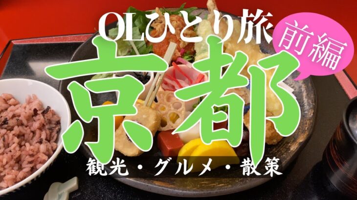 【孤独な女が行く】京都•市内ぶら散歩【名物グルメ•カフェ•一人呑み•買い物】前編