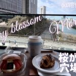 桜を見ながらモーニング ゴディバカフェ お花見モーニング GODIVA Café 穴場カフェTOKYO JAPAN VLOG / CHAFFEE’S TRAVEL CHANNEL