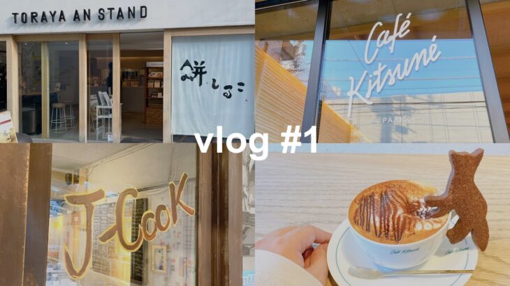 【vlog #1】東京カフェ巡り/表参道周辺/おすすめカフェ/remer