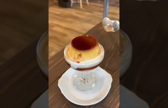 【超穴場カフェ！！！！固めプリン好き必見！！】