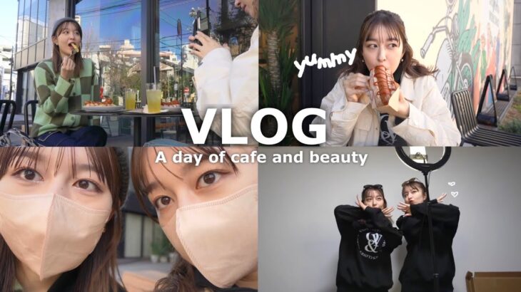 双子で早起きして表参道の穴場カフェへ☕️  美容鍼とまつ毛パーマもした美容dayな休日VLOG👀🍒