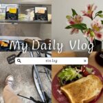 【Vlog】ひとりで過ごす休日💐博多カフェ巡り☕️/おうち時間を充実させる🏠