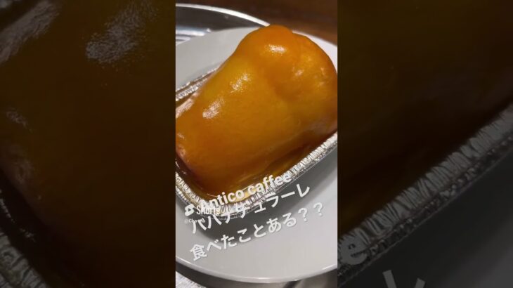 アンティコカフェのスイーツはどれも美味しくていつも迷っちゃう😆サバラン好きにおすすめのナポリのババナチュラーレはラム酒シロップに浸かって美味しすぎる　#新感覚 #インスタ映え #shorts