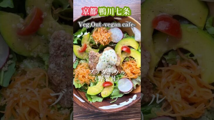 Veg Out -vegan cafe-【京都ランチ】鴨川沿いに行列のできるペグアウト ヴィーガンカフェへ行ってきました。#shorts