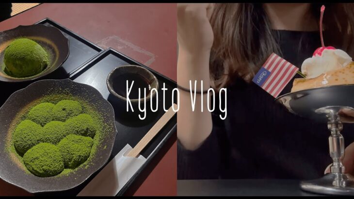 Kyoto Vlog｜日帰り旅行｜カフェ巡り🍮たまにショッピング👕