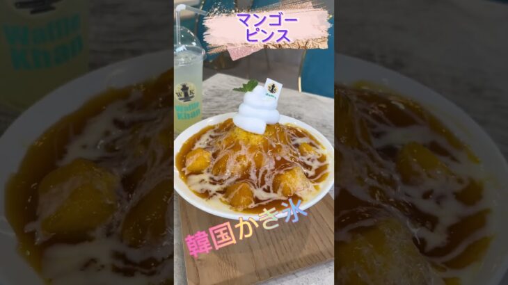 【大阪・鶴橋】おしゃれでインスタ映えする韓国カフェ「ワッフルカーン コリアンタウン本店」#韓国スイーツ #韓国グルメ #鶴橋コリアンタウン