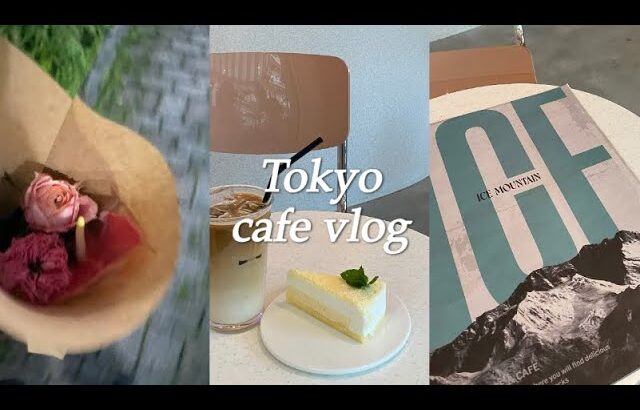 【Vlog】東京カフェ巡りと散歩/代官山のvintage shop👗/新宿にある穴場韓国風カフェ☕️