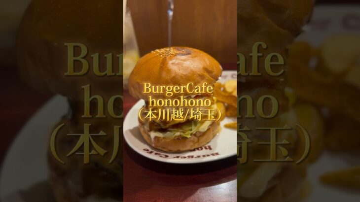 【川越】ハンバーガーカフェホノホノ #埼玉 #埼玉グルメ #川越グルメ