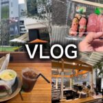 【Vlog】2日間の休日,,福岡の街.天神.寿司.カフェ.ランチ