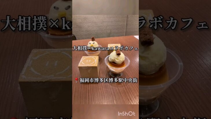 【福岡グルメ】kawara CAFE＆DINING KITTE博多店にて「大相撲×kawaraコラボカフェ」　#shorts #short