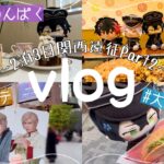 【大阪vlog】エーステ🍁┊︎わんぱくと一緒にカフェ＆大阪グルメ巡り