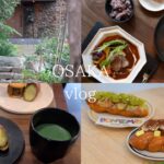 【大阪 vlog】最新大阪カフェ巡り/穴場の隠れ家ランチ/大阪旅行/osakatrip