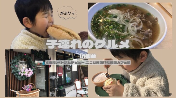 【仙台グルメ】4歳児を連れてベトナム料理🇻🇳と英国カフェ🇬🇧に行ってみた！