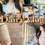 【Dairy vlog】cafe Kitsuneコラボアフタヌーンティー🦊🍵/ママと一緒に美容Day💆🏼‍♀️🎀/最近のダイエットおやつ🥣/スタバHOUL☕️🌸