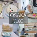 【大阪vlog】アニマルケーキが人気の韓国カフェ/アパレルショップ2階に隠れたオシャレカフェ