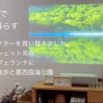 【小さく暮らす】プロジェクターの買い替え。革小物ポイント完成と表参道カフェランチにハラカド散歩と葛西臨海公園