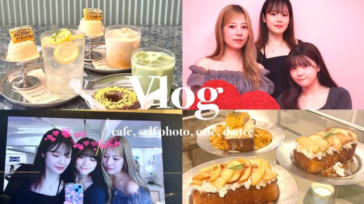 カフェ巡り、セルフ写真館またカフェ巡り盛り盛りなきゃろけの1日vlog☆*。