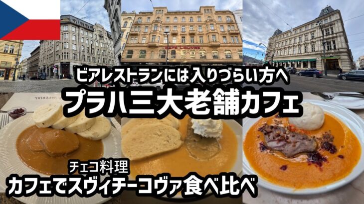 【カフェ巡り】プラハ三大老舗カフェでスヴィチーコヴァ食べ比べ